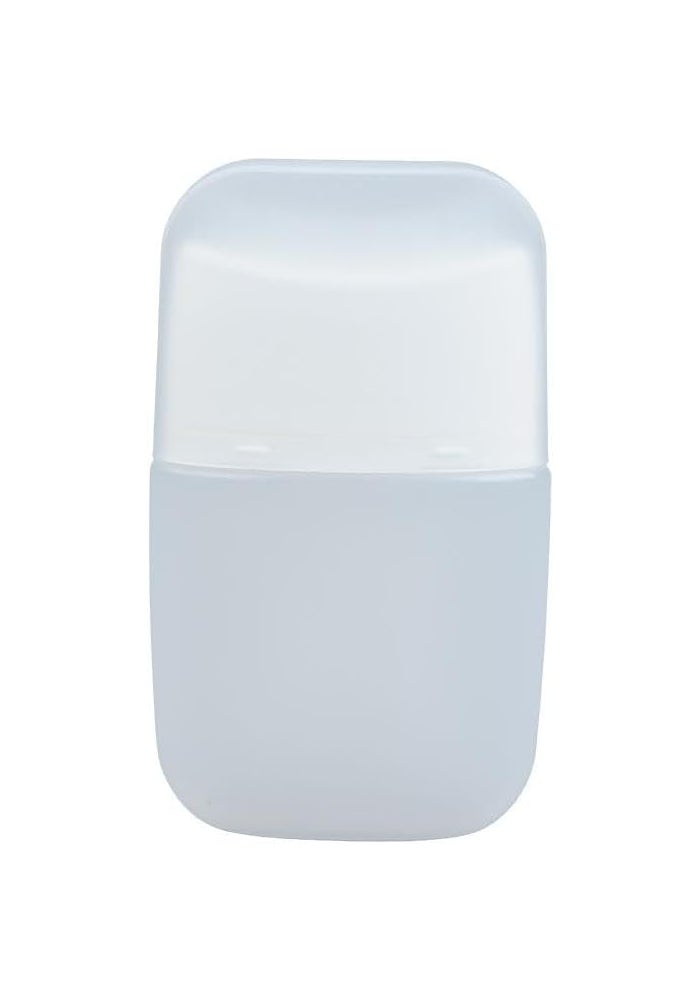 Daiso Refillable Brush Tube Bottle | 90ml | White | Travel Cosmetic Container for Creams & Liquids - Image 2